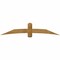 Ekena Millwork Bellingham Rough Sawn Timber Gable Bracket, Western Red Cedar, 84"W x 17"H x 6"D x 6"F, 5/12 Pitch GBW084X17X0606BEL00RWR - alternate 1